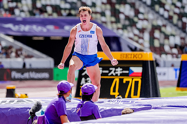 Stráský si v desetiboji na MS polepšil a je osmý, Kopecký selhal v tyči