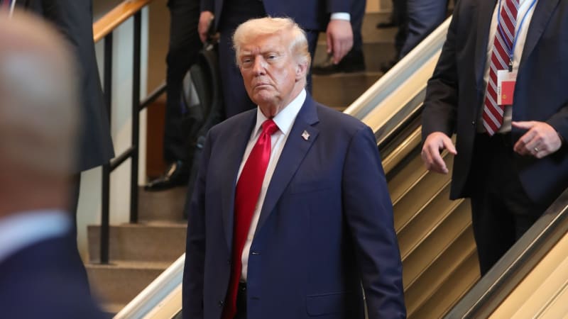 Byla to sabotáž. Trumpa v OSN rozčílil eskalátor i vypadlý zvuk, vše řeší Tajná služba