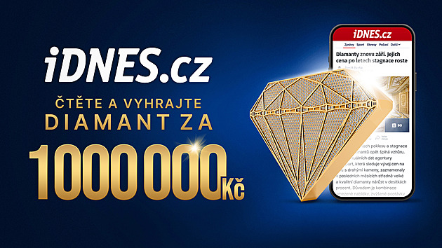 Denní výhry za tisíce a na konci milionový diamant. Čtěte iDNES.cz a vyhrajte