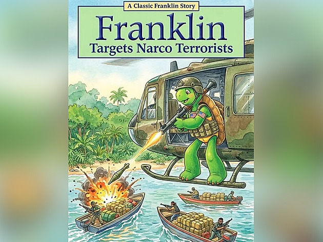 Hegseth ukázal želvu Franklina s bazukou. Je symbolem laskavosti! čílí se nakladatel