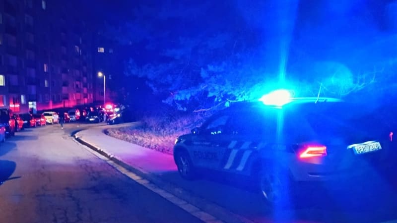 Ženu s nožem policisté našli v Braníku. Dříve hrozila pobodáním, převzali si ji záchranáři
